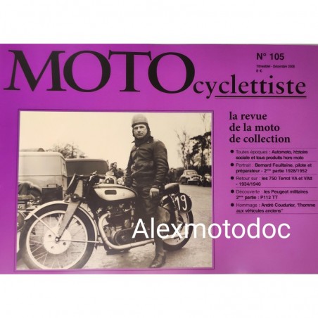 Motocyclettiste n° 105